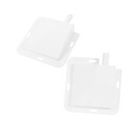 NOLITOY 2pcs Air Conditioning Water Tray Large Drain Pan Hole for Ac Unit Condensate Plastic Drip Tray Prevents Overflow for Home and Office Use