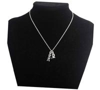 NOLITOY 2pcs Alloy Microscope Pendant Necklaces with Dna Double Helix Gene Design, Scientific Biochemistry Jewelry for Women Graduation Souvenir