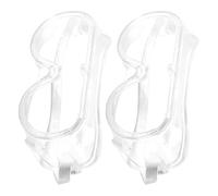 NOLITOY 2pcs Anti-Fog Protective Safety Goggles for Work, Windproof Wide-Vision Eyewear for Men and Women, Splash-Proof Lab and Industrial Eye Protection