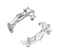 NOLITOY 2pcs Antique Style Silver Greek Victory Figure Brooch Pins, Classical Mythical Victory Lapel Pin Set, Metal Retro Suit Accessories for Women’s Evening Events and Formal Wear