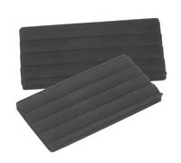 NOLITOY 2pcs Bass Drum Hoop Guard Rubber Anti-slip Protector Pads Lightweight Drum Pedal Parts Non-slip Mat and Hoop Protection