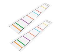 NOLITOY 2pcs Beginner Violin Finger Placement Stickers Transparent Decals for Violins Clear Markings for Easy Identification Essential Accessory for Learning Scales and Finger Positions