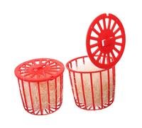 NOLITOY 2pcs Bird Nesting Bowls with Straw for Cages Breeding and Hatching Tool for Parrots Finches Doves and Pigeons Encourages Natural Nest Building and Mental Stimulation