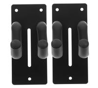NOLITOY 2pcs Black Guzheng Wall Hanger Acoustic Stand Guzheng Wall Mount for Display and Storage for Music Decor