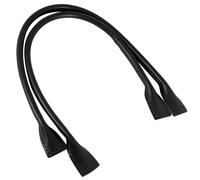 NOLITOY 2pcs Black Pu Leather Tote Bag Straps Replacement 60cm One-Shoulder Handbag Strap for Bag Sturdy DIY Accessories for Home Store Use