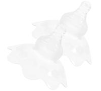 NOLITOY 2pcs Breastfeeding Shield Silicone Protective Cover for Nursing Lifelike Design Easy to Clean Portable for Sore Nipples Protection