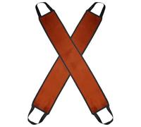 NOLITOY 2pcs Brown Flocking Tanning Applicator Strips for Back Self Tanner Lotion Application, Supple Tan Strip Self-Wiping Tool for Even Suntan and Body Care