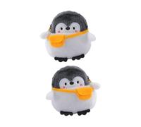 NOLITOY 2pcs Cartoon Penguin Coin Purse Adorable Change Storage Bag Set Zipper Portable Small Wallet for Birthday