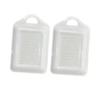 NOLITOY 2Pcs Ceramic Ginger Grinders Manual Kitchen Masher for Food Sweet Potato Mashers White Nordic Style Easy to Clean Kitchen Supplies