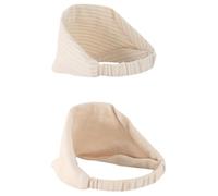 NOLITOY 2pcs Cotton Windproof Headscarves Set, Warm Anti-cold Female Headbands for Pregnant and Postpartum Women, Soft Breathable Cotton Scarf for Autumn and Winter Use Random Style