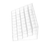 NOLITOY 2pcs Desktop Lipstick Organizer Rack 40-slot Delicate Lipstick Storage Holder for Home Vanity Cosmetic Display, Stair-step Design for Easy Access, Suitable for Beauty Enthusiasts