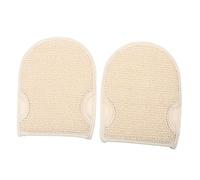NOLITOY 2pcs Double Side Exfoliating Body Scrub Gloves Thick Breathable Bath Shower Mitts for Deep Skin Cleansing and Dead Skin Removal Quick Dry Comfortable Gloves for Daily Use and
