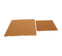 NOLITOY 2Pcs Double-Sided Go Chess Boards PU Leather Educational Chessboard with 9X9 13X13 (For 1.8Cm Stones) and 13X13 19X19 (For 2.2Cm Stones) Suitable for ’S Board Games Random Color
