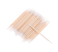 NOLITOY 2pcs Double Tipped Precision Cotton Swabs Pointed Tips Stick Swabs for Makeup Application Removal and Skincare Detailed Cleaning Per Bag