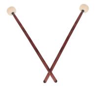 NOLITOY 2pcs Drum Mallet with Wooden Handle Large Felt Head for Tuning and Marching Drums Adult Percussion Sticks with Comfortable Grip and Rich Sound Quality