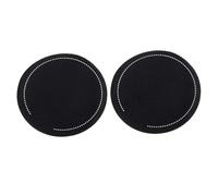 NOLITOY 2pcs Drum Set Stickers Protective Patches for Single Pedal Bass Drums Lightweight and Heat Resistant Easily Cleaned