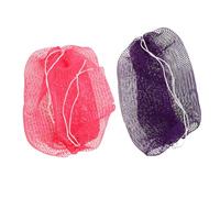 NOLITOY 2pcs Elastic Bath Towel Body Scrub Body Wash Scrubber Net Scrubber for Bath Exfoliating Cloth Africa Net Towel Sponge African Scrub Exfoliating Strip Polyester