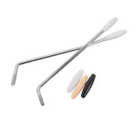 NOLITOY 2pcs Electric Guitar Tremolo Arm with Thread Metal Single Bar with Caps Durable Replacement Parts for Tremolo System Smooth Pitch Modulation Compatible with Various Models