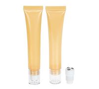 NOLITOY 2pcs Essential Oil Roller Bottle Gel Eye Container Soft Tube Go Use Tight Seal for No Leakage for Aromatherapy