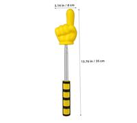 NOLITOY 2pcs Extendable Teaching Pointer Sticks with Soft Handles for Classroom and Presentation Use Retractable Finger Point Stick for Teachers with Ergonomic Grip Red and Yellow