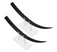 NOLITOY 2pcs Eyelash Training Model Curl False Lashes Demonstration Tool for Eyelash Extension Teaching Beauty Supplies