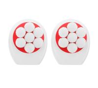 NOLITOY 2pcs Facial Cleansing Brush Double Sided Silicone Face Wash Scrubber Cleansing Massage Tool for Women Manual Face Cleanser for Spa and Travel Use