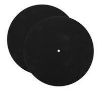 NOLITOY 2pcs Felt Turntable Mat Vinyl Player Mat for Record Turntable for Vinyl Record Player Accessories Use during Silence between Songs