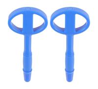 NOLITOY 2pcs Flexible Rubber Anti-swallowing Safety Pens for Prison and School Use, Blue Signature Writing Pens with Non-toxic Material for Secure Environments