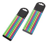 NOLITOY 2Pcs Fluorescent Portable Page Markers Pet Reading Strips Sentence Highlight Tabs for Students Teachers Office Use