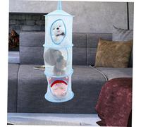 NOLITOY 2pcs Foldable Net Hammocks for Stuffed Animals Space-saving Hanging Storage Organizers for Lightweight and Portable Stuffed Animal Holders with Compartments for Classification