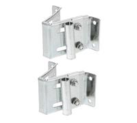NOLITOY 2pcs Garage Door Hinges Brackets Fit for Residential Light Commercial Doors Stable Support Hardware Easy Installation for Home Use