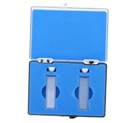 NOLITOY 2pcs Glass Spectrophotometer Cuvette Cell with Transparent Sides for Laboratory Spectral Analysis and Practical Professional Lab Cuvettes for Comparative Testing