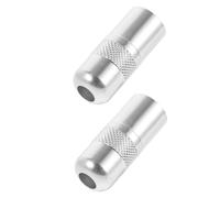 NOLITOY 2pcs Guitar Endpin Jack Cover Housing Brass Replacement for Acoustic Guitar Endpin Jack Protector Musical Instruments Accessory