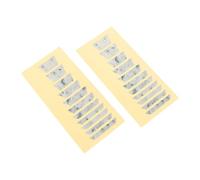 NOLITOY 2pcs Guitar Inlay Stickers Guitar Stickers Pvc Fingerboard Practice Decals Universal Compatibility Beginner Practice and Decoration