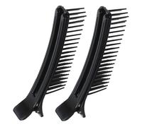 NOLITOY 2pcs Hair Separating Clips for Styling and Cutting Smooth Surface Plastic Hairdressing Sectioning Grip with Strong Hold Secure Salon and Home Use Hair Styling Accessories