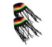 NOLITOY 2pcs Handmade Knitted Pet Hat for Halloween Party Cute Crochet Headwear for Cats Dogs Small Animals Breathable and Easy to Wear Festive Costume Accessory
