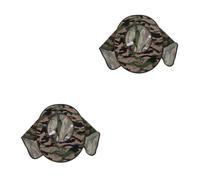 NOLITOY 2pcs Hard Hat Sunshade Visor with Full Brim Neck Shade Breathable Mesh Ventilation Reflective Safety Helmet Sun Visor for Construction Workers UV Protection Cooling Accessory