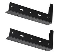 NOLITOY 2pcs Heavy Duty Cold Rolled Steel Wall Mount Cabinet Brackets Versatile Floating Shelf Support for Shelving Units Space Saving Corner and Desktop Storage