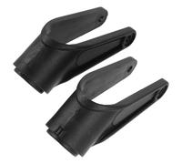 NOLITOY 2pcs Inch Wheelchair Front Caster Fork Replacement with Reinforced Pa and 30% Glass Fiber Material, Fixed Bracket Design for Reliable Stability and Space-Saving Use in Home