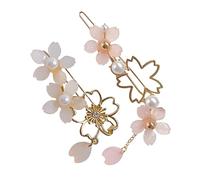 NOLITOY 2pcs Japanese Hairpin Flower Hair Clips Hair Ornament for Women Wedding Festival Accessories