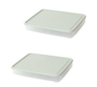 NOLITOY 2pcs Kitchen Egg Storage Box Storage Case for Egg Preservation for Refrigerator