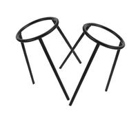 NOLITOY 2pcs Lab Heating Light Holder High Temperature Resistant Iron Support Stand for Laboratory and Biology Experiments Tripod Heating Lamp Holder