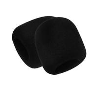 NOLITOY 2pcs Large Thick Sponge Microphone Covers Washable Windshield Protection for Handheld Mic Indoor Outdoor Use Ktv Conference Stage Performance