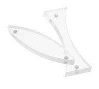 NOLITOY 2pcs Magnetic Acrylic Convex Concave Lens Set for Physics Teaching with Quick Installation, Optical Grade Material, Suitable for Educational Demonstrations and Science Teaching