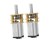 NOLITOY 2pcs Metal Reduction Motor Micro Dc High Torque Electric Gear Motor for DIY Rc Cars Robots and Hobby Models
