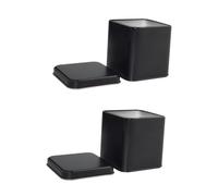 NOLITOY 2pcs Metal Tea Storage Box Lid Cookie Tin Container for Tea Candies Balms Dry Sealed Box for Home Office Kitchen Use