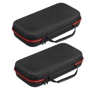 NOLITOY 2Pcs Microphone Carrying Case Protective Mic Storage Bag EVA Hard Shell Wireless Mic Organizer Carry Pouch for Travel Outdoor Use