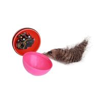 NOLITOY 2Pcs Motorized Rolling Ball for Cats and Puppies Lightweight Plastic Mouse Interactive Chase Fun for Pets Random Color Random Color