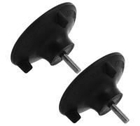 NOLITOY 2pcs Non-Skid Rubber Feet Caps for Shower Chair and Bath Stool Replacement Parts with Reinforced M8 Screw, Easy Installation, Prevents Accidents, Suitable for Seniors and Those