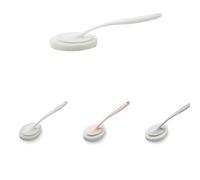 NOLITOY 2pcs Pink Bath Cleaning Brushes with Sponge and Stain Remover Pads, Multifunctional Descaling Scrubbers for Bathroom and Home Washing